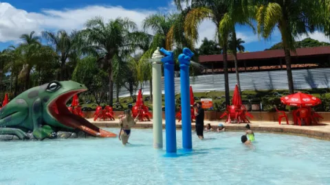 Clubinho da Baleia no Lagoa Termas Parque