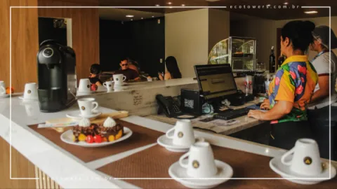Cafeteria do Lagoa EcoTowers em Caldas Novas