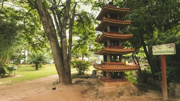 Foto demonstrativa de Jardim Japonês